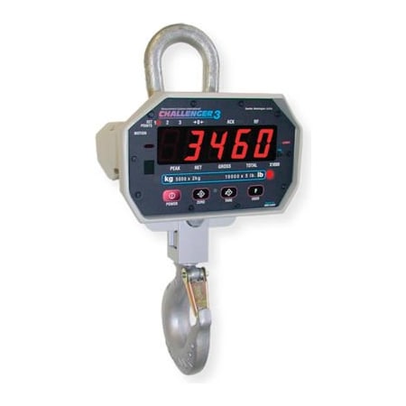 Rice Lake Weighing Systems Measurement Systems International MSI-3460-15000 NTEP Wireless LED Crane Scale 15,000lb x 5lb MSI-3460-15000